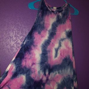 Flowy tie dye dress